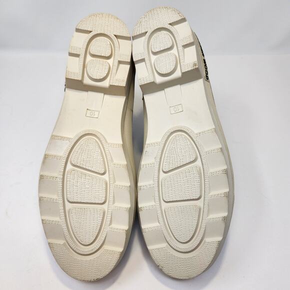 Baxter Wood Havea Black White Sole Chelsea Rain Boot Womens 10 Ankle Pull On - Picture 9 of 10